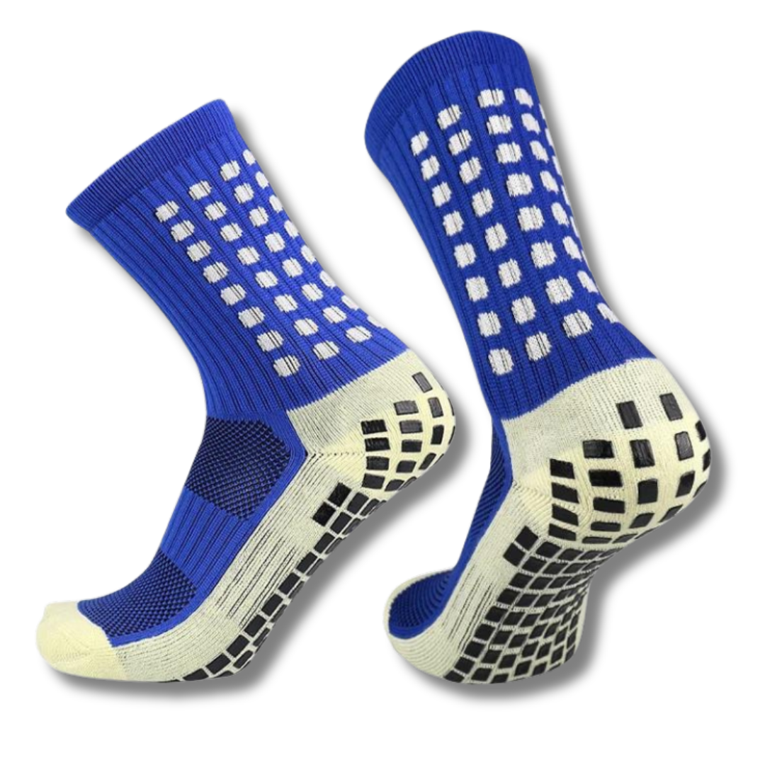 kids grip socks in blue